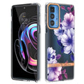 For Motorola Edge 20 Pro Flowers and Plants Series IMD TPU Phone Case