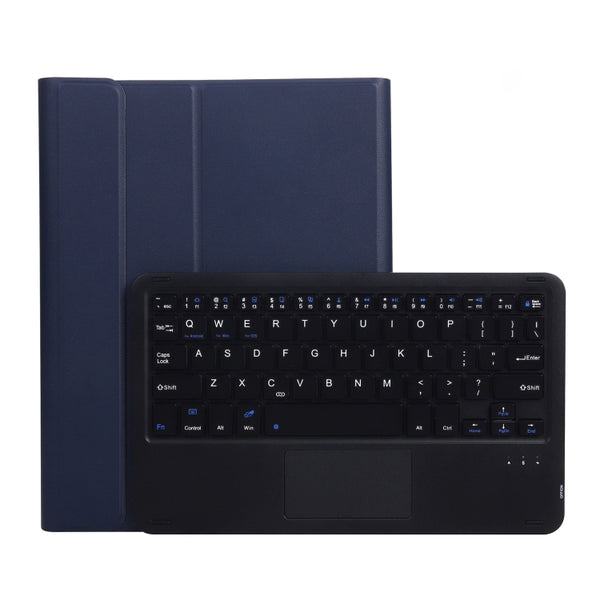 For iPad Air 4 2020 10.9 / Pro 11 inch 2021 & 2020 & 2018 Bluetooth Keyboard Leather Case with Touch Control