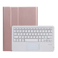 For iPad Air 4 2020 10.9 / Pro 11 inch 2021 & 2020 & 2018 Bluetooth Keyboard Leather Case with Touch Control