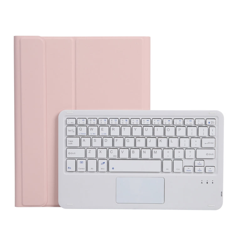 For iPad Air 4 2020 10.9 / Pro 11 inch 2021 & 2020 & 2018 Bluetooth Keyboard Leather Case with Touch Control