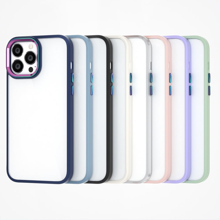 For iPhone 11 Pro Colourful Metal Lens Ring Phone Case