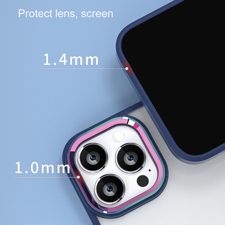 For iPhone 11 Pro Colourful Metal Lens Ring Phone Case