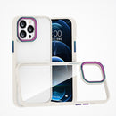 For iPhone 12 mini Colourful Metal Lens Ring Phone Case