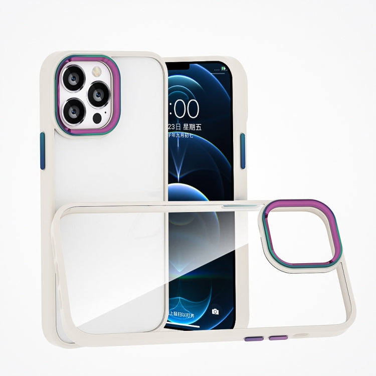 For iPhone 11 Pro Colourful Metal Lens Ring Phone Case