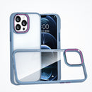 For iPhone 12 mini Colourful Metal Lens Ring Phone Case