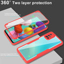 360 Degrees Full Coverage Shockproof Phone Case For Samsung Galaxy A52 5G / 4G