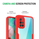 360 Degrees Full Coverage Shockproof Phone Case For Samsung Galaxy A52 5G / 4G