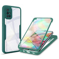 Acrylic + TPU 360 Degrees Full Coverage Shockproof Phone Case For Samsung Galaxy A71 4G