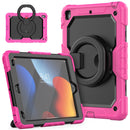 iPad 9th 8th 7th Gen 10.2 inch Silicone + PC Tablet Case with stand handle
