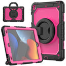 iPad 9th 8th 7th Gen 10.2 inch Silicone + PC Tablet Case with stand handle