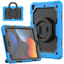 iPad 9th 8th 7th Gen 10.2 inch Silicone + PC Tablet Case with stand handle