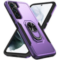 Heavy Duty PC + TPU Holder Phone Case For Samsung Galaxy S22+ 5G