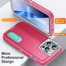 For iPhone 11 Pro Max 3 in 1 Rugged Holder Phone Case