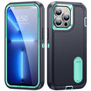 For iPhone 11 Pro Max 3 in 1 Rugged Holder Phone Case