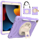 iPad 9th 8th 7th Gen 10.2 inch PC + Silicone Combination Tablet Case