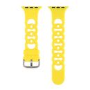 For Apple Watch Series 1-10 Hollow Out Silicone Watchband