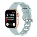 For Apple Watch Series 1-10 Hollow Out Silicone Watchband