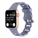 For Apple Watch Series 1-10 Hollow Out Silicone Watchband