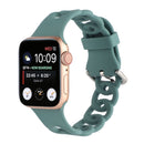 For Apple Watch Series 1-10 Hollow Out Silicone Watchband