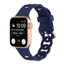 For Apple Watch Series 1-10 Hollow Out Silicone Watchband