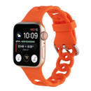For Apple Watch Series 1-10 Hollow Out Silicone Watchband