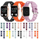 For Apple Watch Series 1-10 Hollow Out Silicone Watchband
