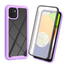 For Samsung Galaxy A73 5G PC + TPU Phone Case with PET Film
