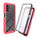 For Samsung Galaxy A73 5G PC + TPU Phone Case with PET Film