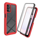 For Samsung Galaxy A73 5G PC + TPU Phone Case with PET Film