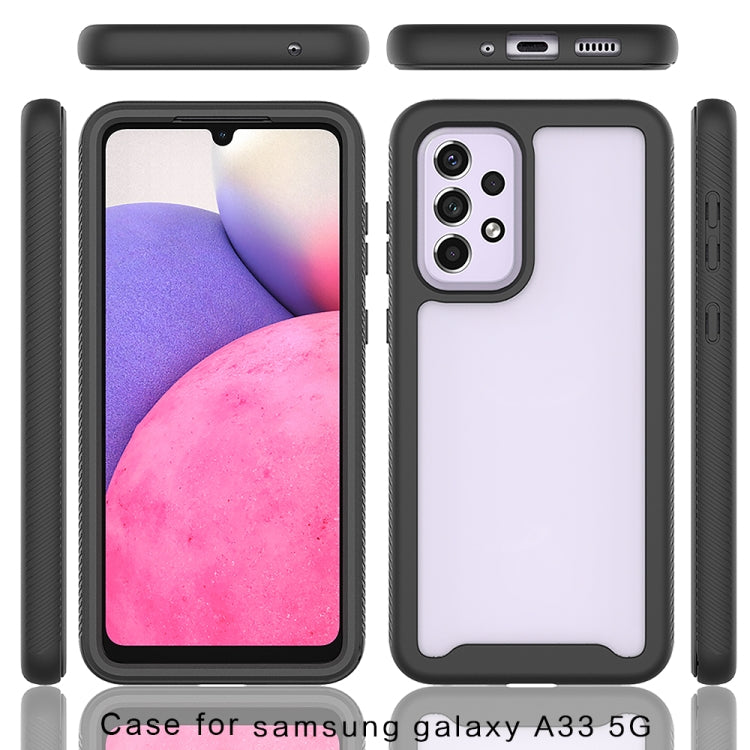 For Samsung Galaxy A33 5G PC + TPU Phone Case with PET Film