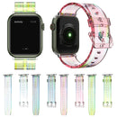 For Apple Watch Series 1-10 Transparent Silicone Watchband