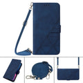 For Samsung Galaxy S21+ 5G Crossbody 3D Embossed Flip Leather Phone Case