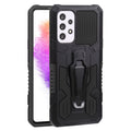 For Samsung Galaxy A73 5G Armor Warrior Shockproof PC + TPU Phone Case