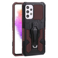 For Samsung Galaxy A73 5G Armor Warrior Shockproof PC + TPU Phone Case