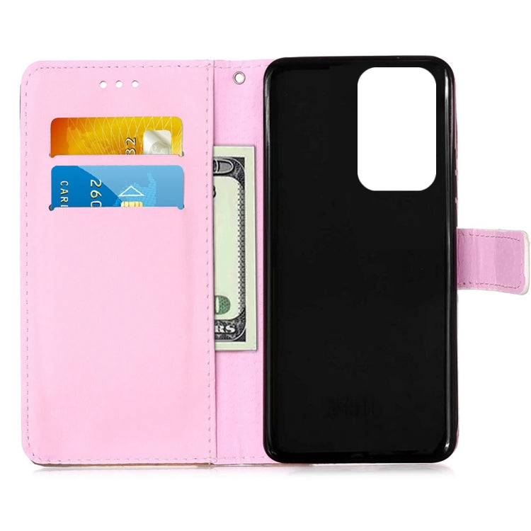 For Samsung Galaxy A73 5G Pattern Leather Phone Case