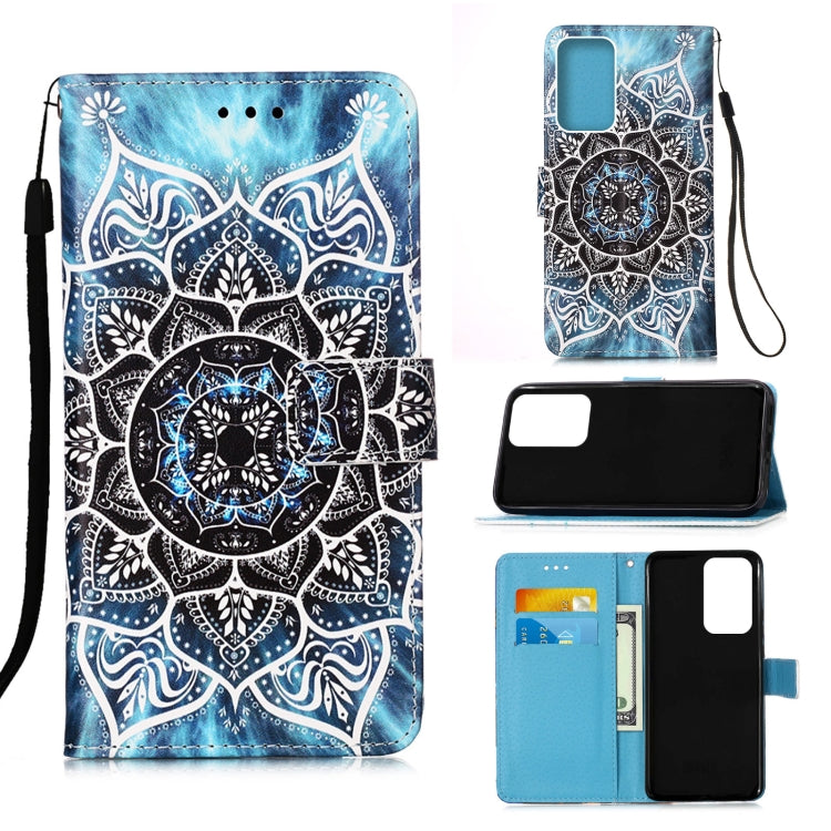 For Samsung Galaxy A73 5G Pattern Leather Phone Case