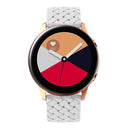 For Samsung Galaxy Watch 7/6/4/5 20mm Weave Texture Silicone Watch Band