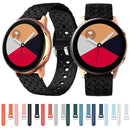 For Samsung Galaxy Watch 7/6/4/5 20mm Weave Texture Silicone Watch Band