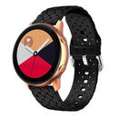 For Samsung Galaxy Watch 7/6/4/5 20mm Weave Texture Silicone Watch Band