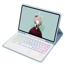 For iPad 9.7 6th 5th Gen/ Pro 9.7 / Air 2 Pen Slot Touch Pad Bluetooth Keyboard Leather Tablet Case