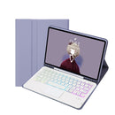 For iPad 9.7 6th 5th Gen/ Pro 9.7 / Air 2 Pen Slot Touch Pad Bluetooth Keyboard Leather Tablet Case