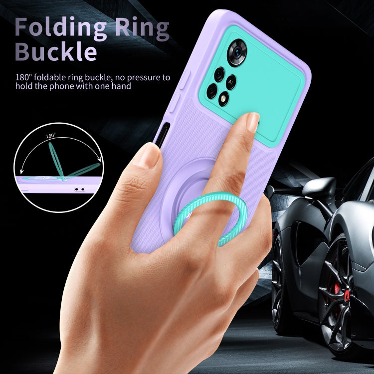 For Samsung Galaxy A73 5G Ring Holder Phone Case