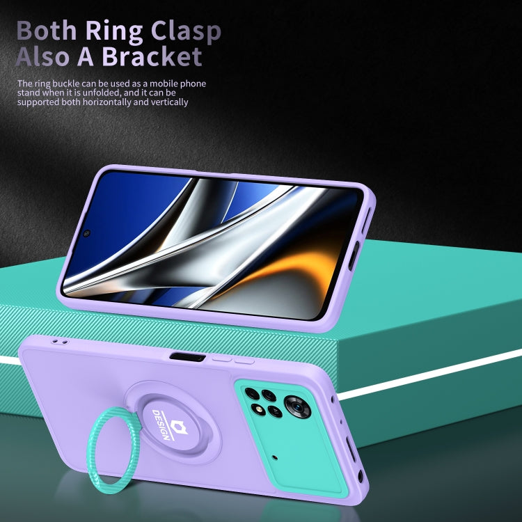 For Samsung Galaxy A73 5G Ring Holder Phone Case