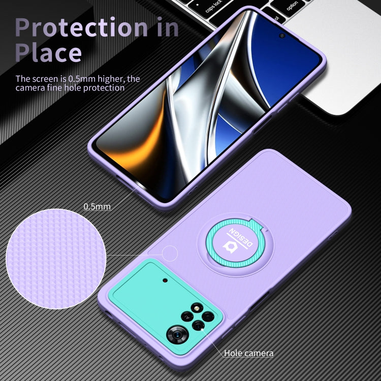 For Samsung Galaxy A73 5G Ring Holder Phone Case