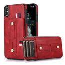 For iPhone 13 Wristband Kickstand Wallet Leather Phone Case