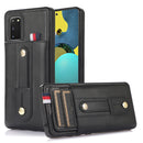 For Samsung Galaxy S22 Ultra 5G Wristband Kickstand Wallet Leather Phone Case