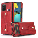 For Samsung Galaxy S22 Ultra 5G Wristband Kickstand Wallet Leather Phone Case