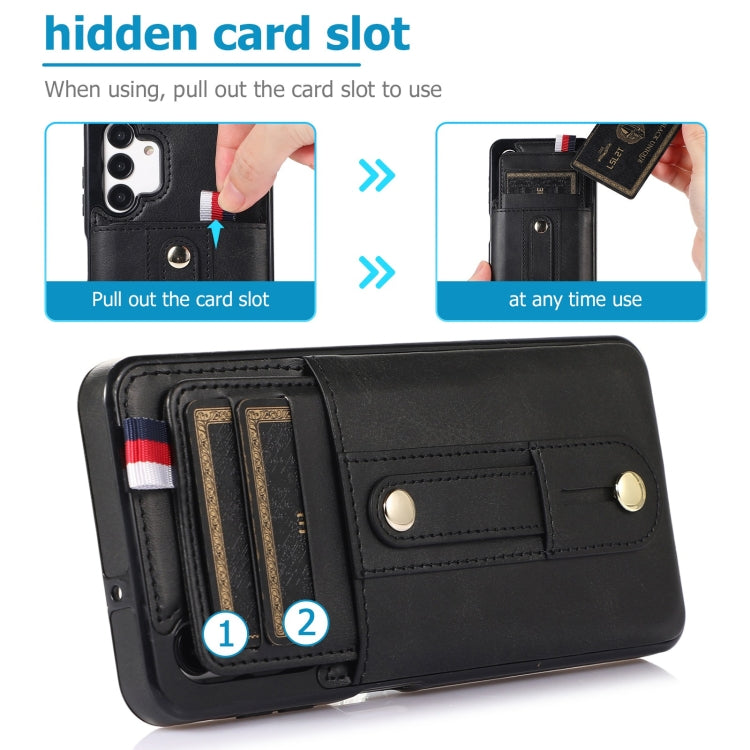 Wristband Kickstand Wallet Leather Phone Case, Series 2