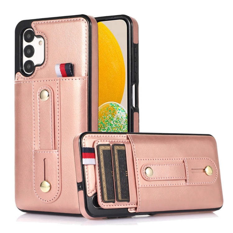 Wristband Kickstand Wallet Leather Phone Case, Series 2