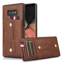 For Samsung Galaxy S22 Ultra 5G Wristband Kickstand Wallet Leather Phone Case
